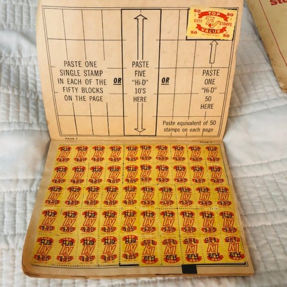Vintage Collectible Ephemera - Stamp Books for Goods - '50s, '60s - Green Stamps - Picture 6 of 14